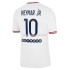 Camisola Paris Saint-Germain Neymar Jr 10 Equipamento Quarto 2021-2022 Manga Corta